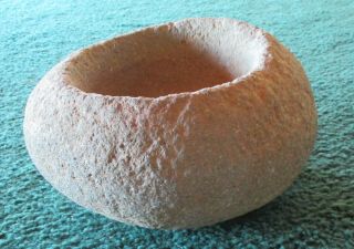AUTHENTIC NATIVE AMERICAN MORTAR & PESTLE WITH - NORTHERN CALIFORNIA 3