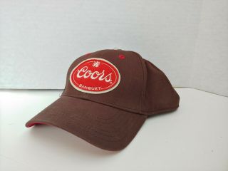 Nwt Bio - Domes Headgear Coors Beer Trucker Hat Cap Cover Adjust B5