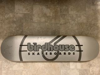 Vintage Birdhouse Skateboard Autographed By Tony Hawk