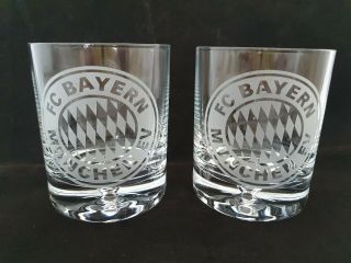 Fc Bayern Munich Whisky Glasses 2 X 250 Ml.