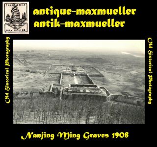 China Nanjing Nanking Ming Graves Good Overview - 1908 Good Size
