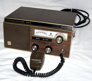 Vintage Johnson Messenger 250 Home Base Cb Radio With Pa Output 50th Anniversary