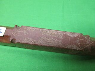 Authentic Native American Tulip Engraved Catlinite Pipe Stem Artifact Missouri 3