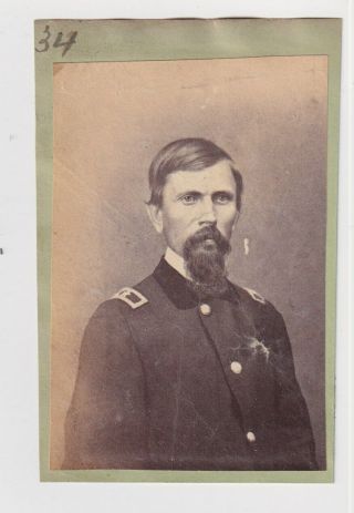 General Francis Preston Blair 1860s American Union Civil War Cdv Photo