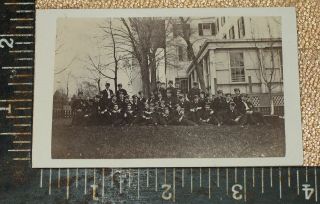 Rare Civil War Outdoor Cdv Group Of 1861 Acting Midshipman Atlantic House Hotel