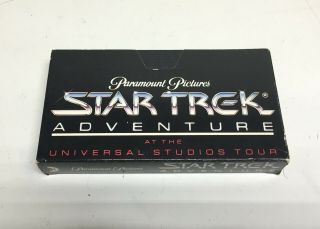Star Trek Adventure Universal Studios Vhs Videocassette Video Tape Vintage 80s