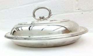 Vintage Silver Plated Serving Tureen Dish - Mappin Brothers Sheffield