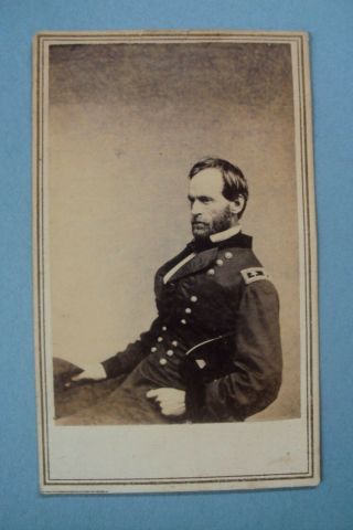 Civil War - Anthony Cdv - General William T.  Sherman -