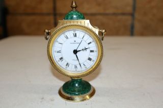 Vintage Hamilton Swiss Made 7 Jewel 8 Day Travel Alarm Desk Watch Clock