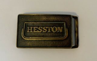 Rare Vintage 1974 Hesston Belt Buckle