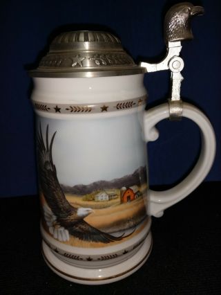 Stein Tankard Eagle America The Series Amber Waves 2nd Issue