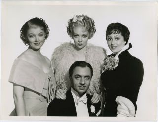 Leading Cast Of The Great Ziegfeld Large 1936 Photograph William Powell