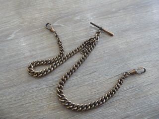 Lovely Antique Double Albert Pocket Watch Chain
