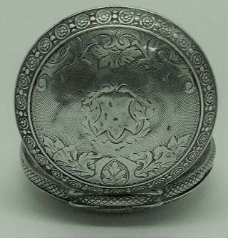 Turkish Pocket Watch Silver Cased Needs Restoration 1895 - Movement