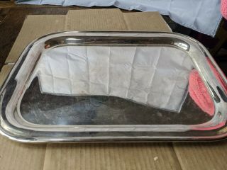 Vintage Silver Plated Epns A1 Serving Tray Made In Sheffield England Polish