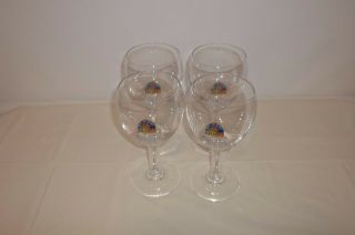 Set of 4 Leffe Abbaye de Abdij Belgian Glass Goblet 14 oz. 2