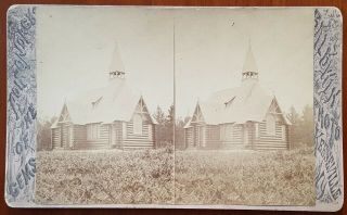 1876 Baldwin Sv Photo St Johns In The Wilderness Church Paul Smiths Adirondacks