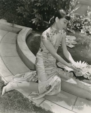 Pioneering Chinese American Movie Star Anna May Wong Photograph 1937