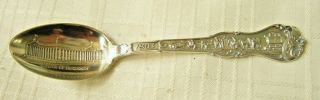 Sterling Silver Souvenir Spoon Louisiana Purchase Expo St Louis 1904