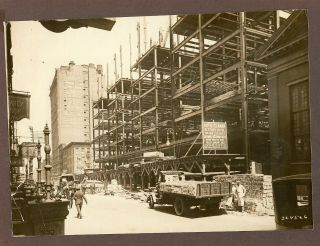 Undated Press Photo York City Hotel Claman Under Construction Times Square