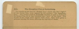1863 Civil War BATTLE of GETTYSBURG Dead Soldiers LITTLE ROUND TOP Slaughter Pen 3
