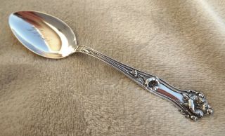Morning Glory By Alvin 5 5/8 " Sterling Coffee Spoon Inscribed " Texas "