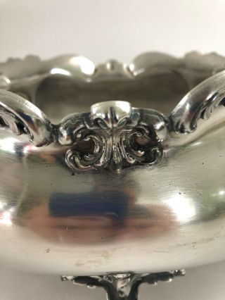 Antique Edwardian Reed & Barton silver plated fruit bowl 1900 - 1910 2