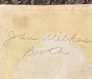Rare Civil War CDV John Wilkes Booth Lincoln Assassin With Tax Stamp On Verso 4