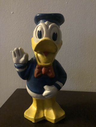Vintage Hubley Cast Iron Donald Duck Bank