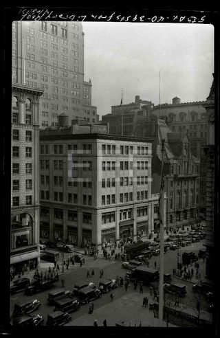 1931 5th Ave 40th St Manhattan Nyc York City Old Photo Negative 311b