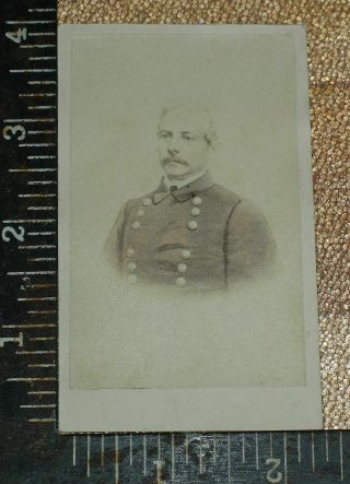 Cdv Civil War Confederate General Pierre Gustave Toutant - Beauregard By Anthony