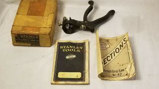 Vintage Stanley Adjustable Saw Set 42 & Instructions
