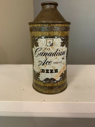 Old Canadian Ace Brand Cone Top Beer Can Chicago,  Illinois