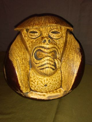 Munktiki Coconut Monkey Tiki Mug.  Rare