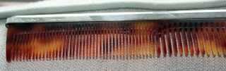 Vintage 1950 Tiffany & Co Sterling Silver Edged Comb Not Monogrammed