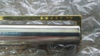 Vintage S.  T.  Dupont Classic Ballpoint Pen - Silver / Gold