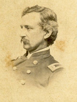 Civil War Cdv Col Charles Sims Hanson Of 20th & 37th Kentucky Inf Twice Pow Wia