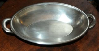 Vintage Reed And Barton Silver Soldered 3610 10 U.  S.  N.  Dish Bowl W/ Handles