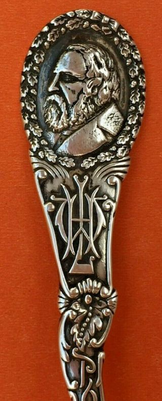 Big 5 - 7/8” Portland Maine Poet Longfellow Sterling Silver Souvenir Spoon