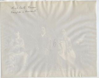 RARE High Court Korean Official w Women,  Korea EARLY Albumen Photograph 1880s 2