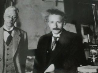 Vintage Type 1 8 x 10 Albert Einstein Photo AIP Niels Bohr Library 3