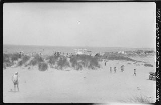 1931 Barren Island Beach From Sand Dune Brooklyn Nyc Old Photo Negative U275