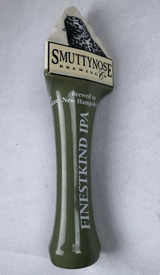 Smuttynose Brewing Green Handle Finest Kind Ipa Tap Handle Ale Beer 10 " Long