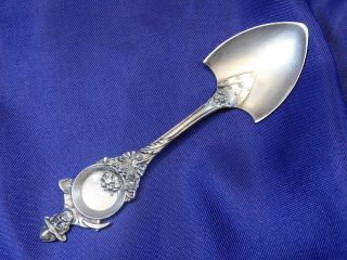 Watson Gold Pan Miner Shovel Figural Sterling Silver Souvenir Demitasse Spoon