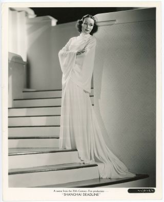 Breathtaking Art Deco Beauty Dolores Del Rio 1938 Glamour Photograph