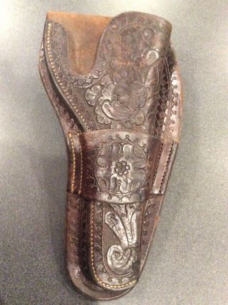 Vintage Maker Marked West Texas Saddlery Co.  Texas Colt Western Holster