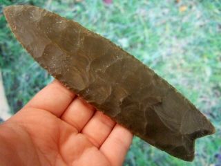 Large Fine 6 3/8 Inch G10 Kentucky Angostura Point With Arrowheads