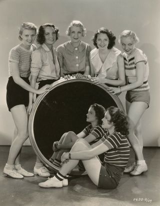 Pretty Pre - Code Showgirls In International House 1933 Pin - Up Photograph