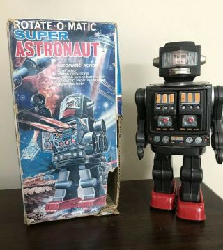 Vintage 1960 Horikawa Rotat - O - Matic Astronaut Robot See Pictures