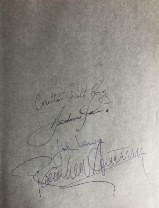 Martin Luther KING JR.  - Book SIGNED by Corretta Scott KING,  ABERNATHY,  LEWIS 2